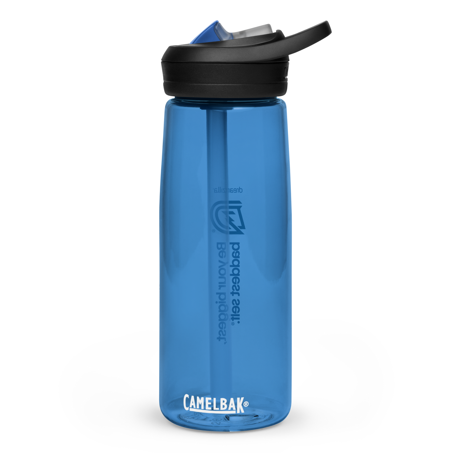 Back of Dreamzilla Sports Water Bottle