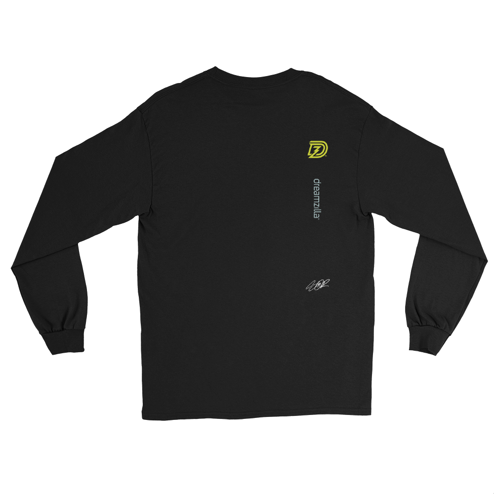 Back of Graffiti Wildstyle by Sanitor ByBBS Unisex Long Sleeve Tee in Black