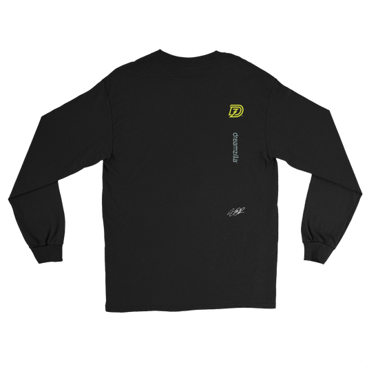 Back of Graffiti Wildstyle by Sanitor ByBBS Unisex Long Sleeve Tee in Black