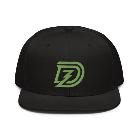 DZ 3D Puff Snapback in Black