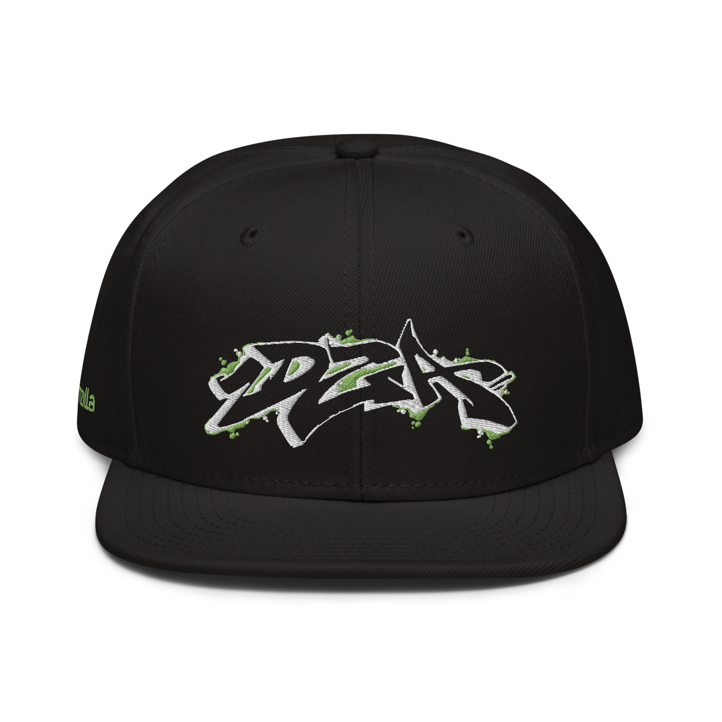Graffiti DZA Snapback by Sanitor in Black