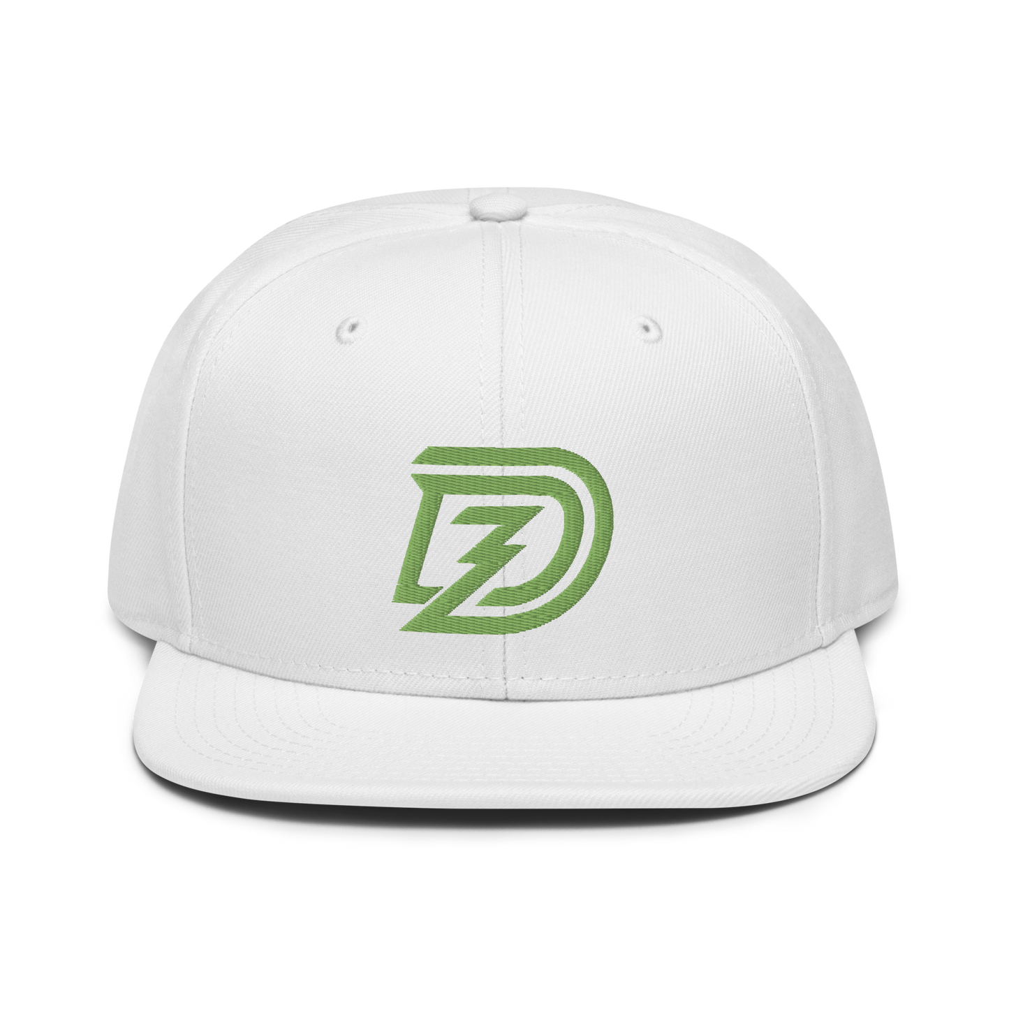 DZ 3D Puff Snapback in White