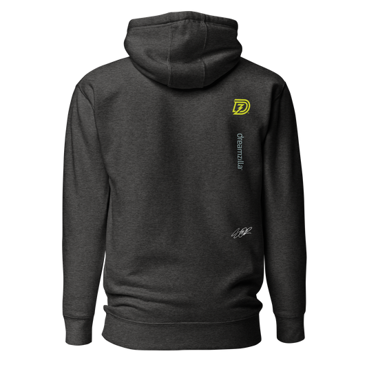 Back of Graffiti Wildstyle 2 by Sanitor Unisex Hoodie in Charcoal Heather