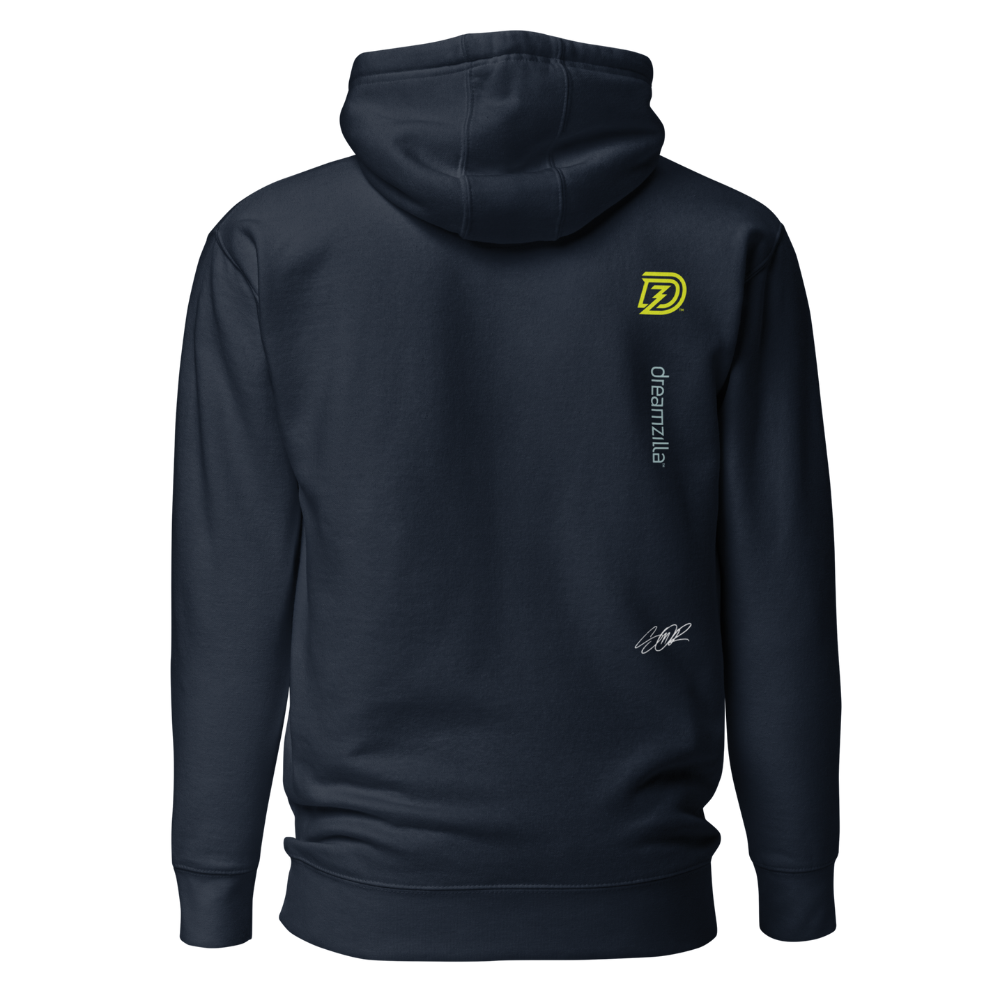 Back of Graffiti Wildstyle 2 by Sanitor Unisex Hoodie in Navy