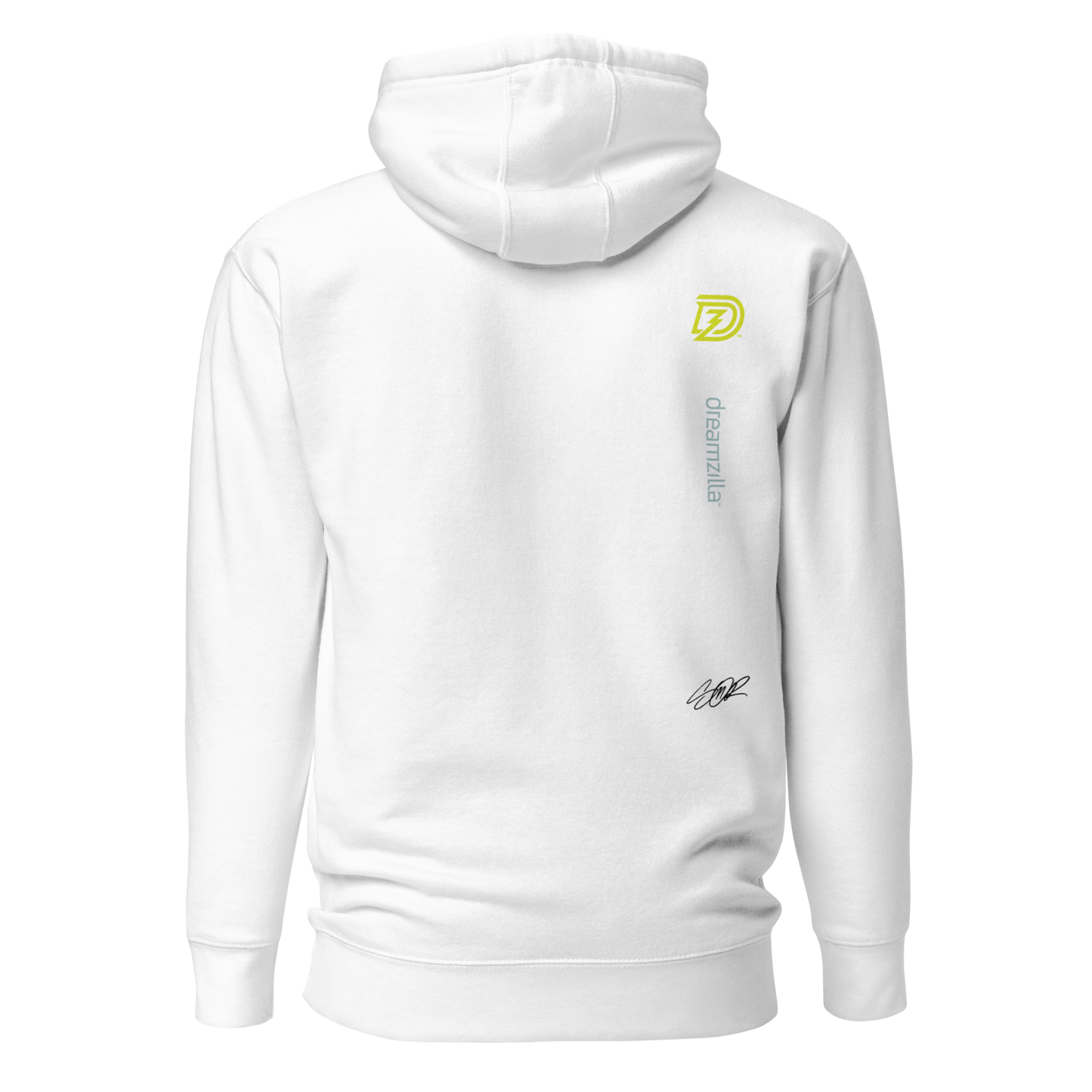Back of Graffiti Wildstyle 2 by Sanitor Unisex Hoodie in White