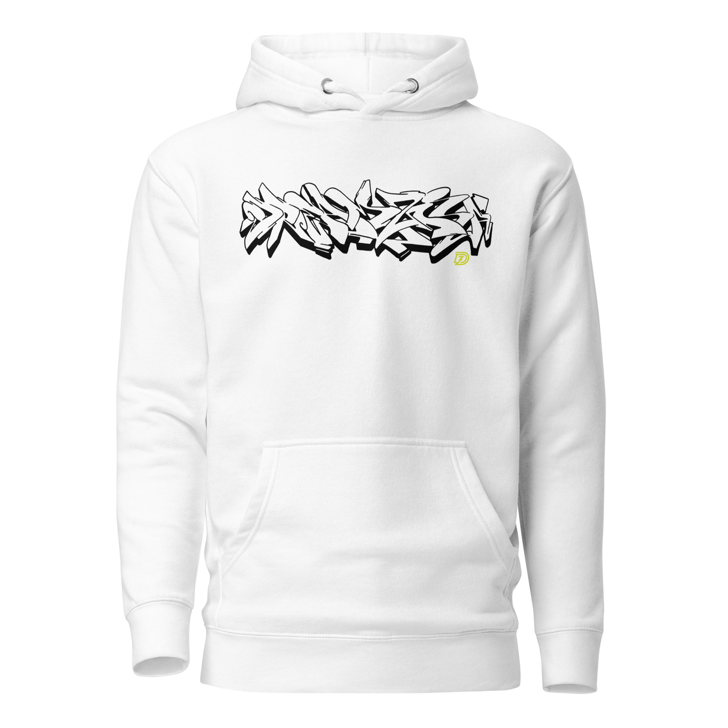 Graffiti Wildstyle 2 by Sanitor Unisex Hoodie in White