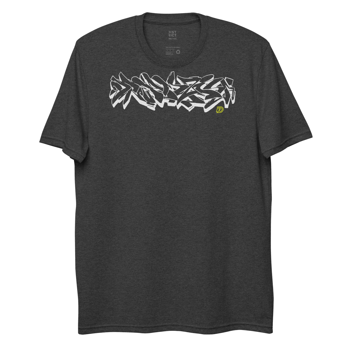 Graffiti Wildstyle 2 by Sanitor Unisex Recycled Short Sleeve Tee in Charcoal Heather