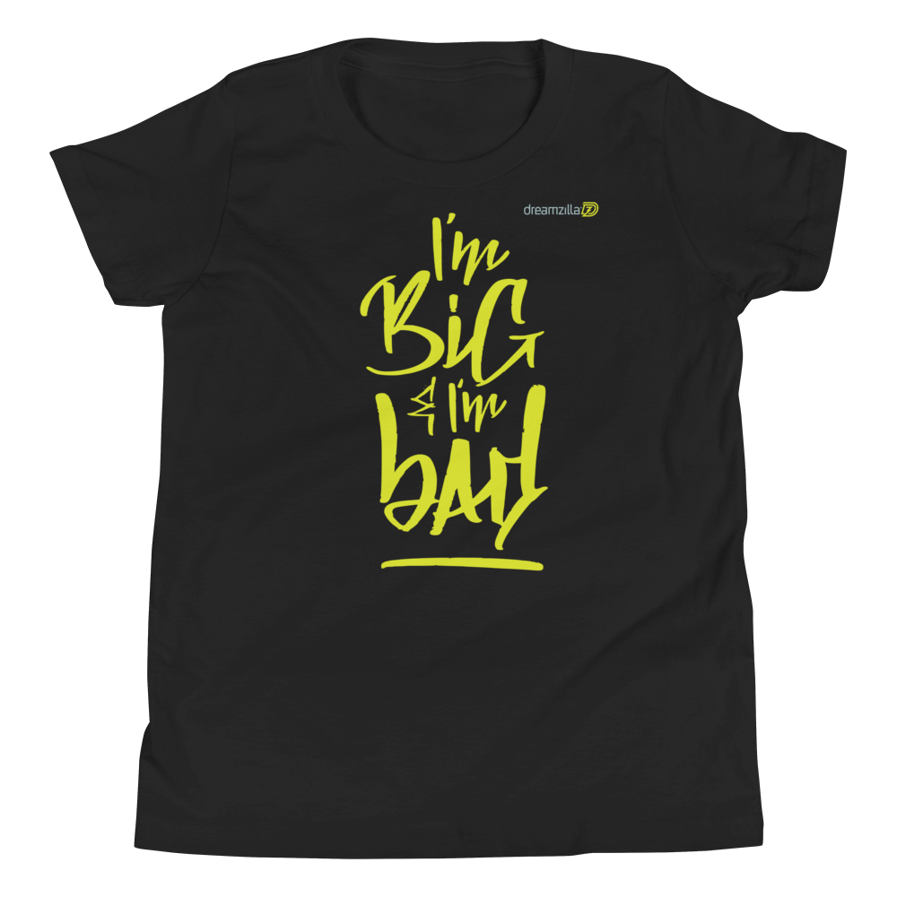 Big and Bad - Youth Short Sleeve T-Shirt in Black