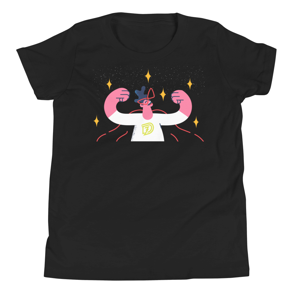 Big Bad Hero Youth Tee in Black