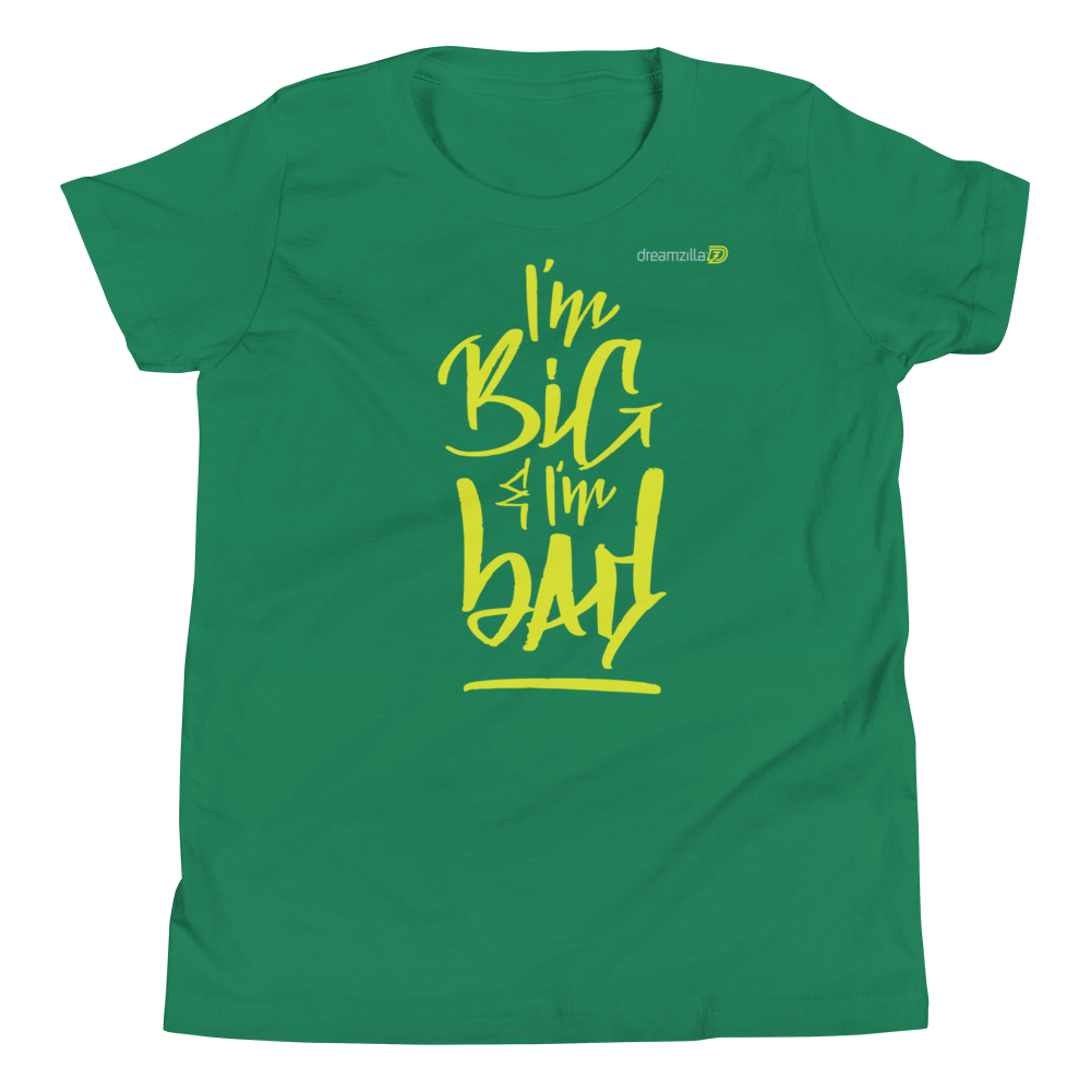 Big and Bad - Youth Short Sleeve Tee in Kelly