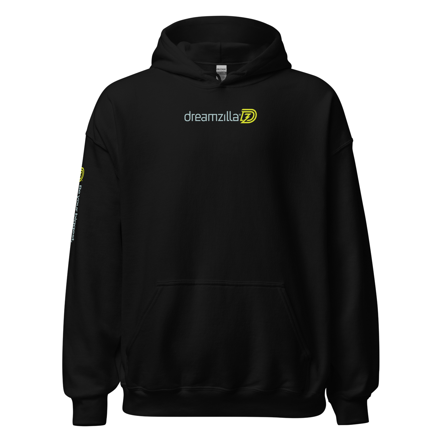 Dreamzilla Backbone Unisex Hoodie in Black