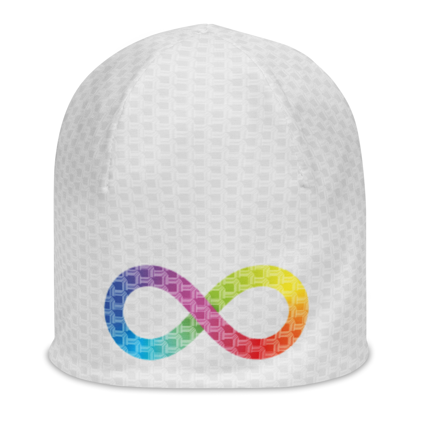 Neurodiversity Rainbow Infinity Beanie