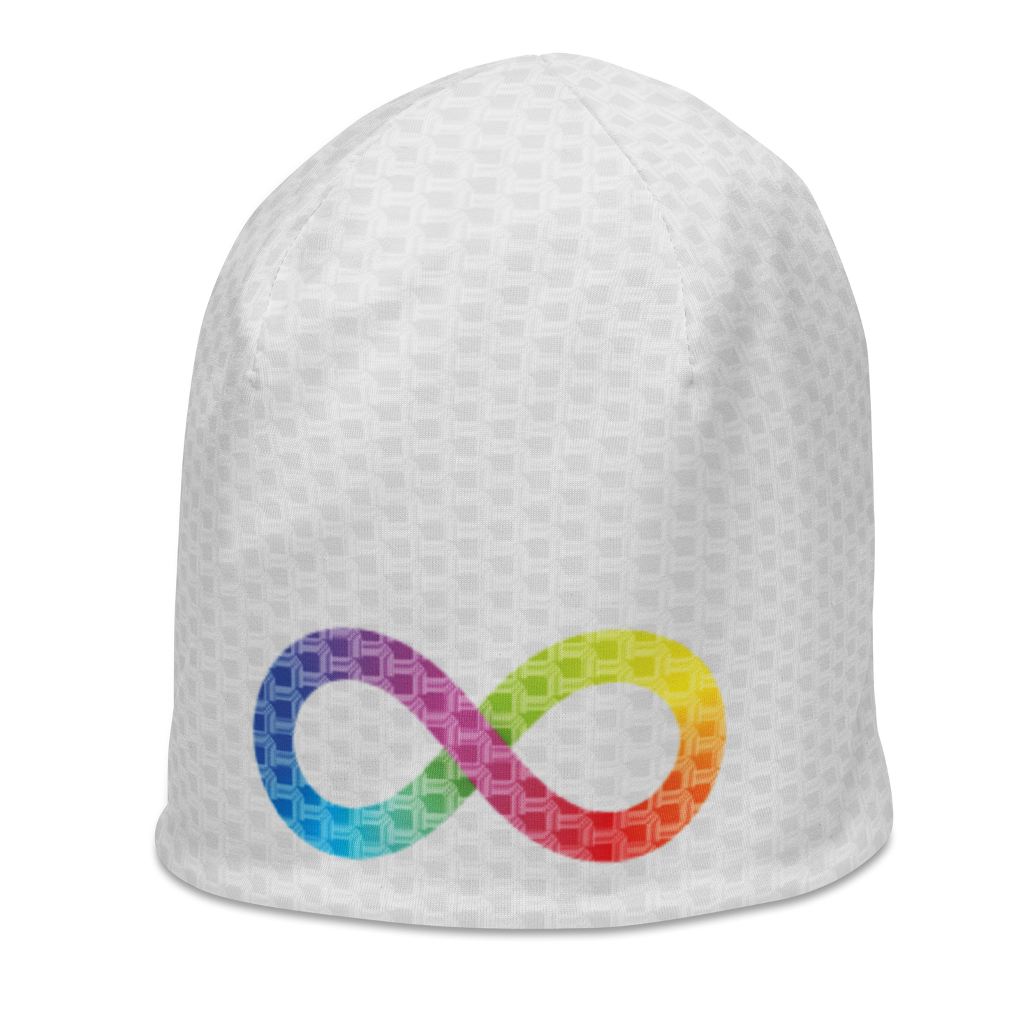 Neurodiversity Rainbow Infinity Beanie