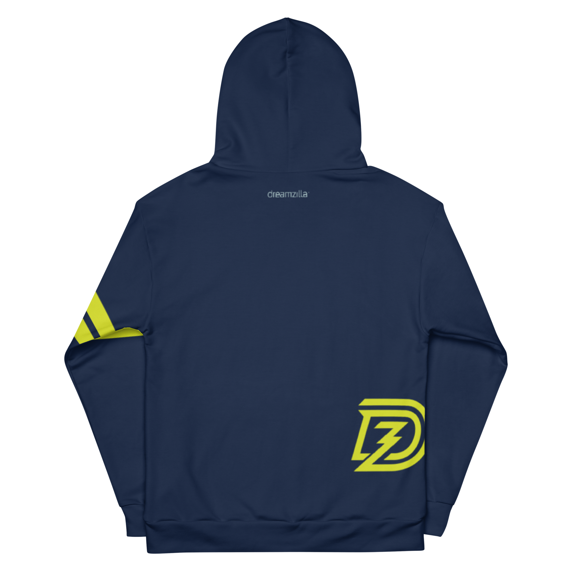 Back of Team Zilla 2022 Unisex Hoodie with Hood Up
