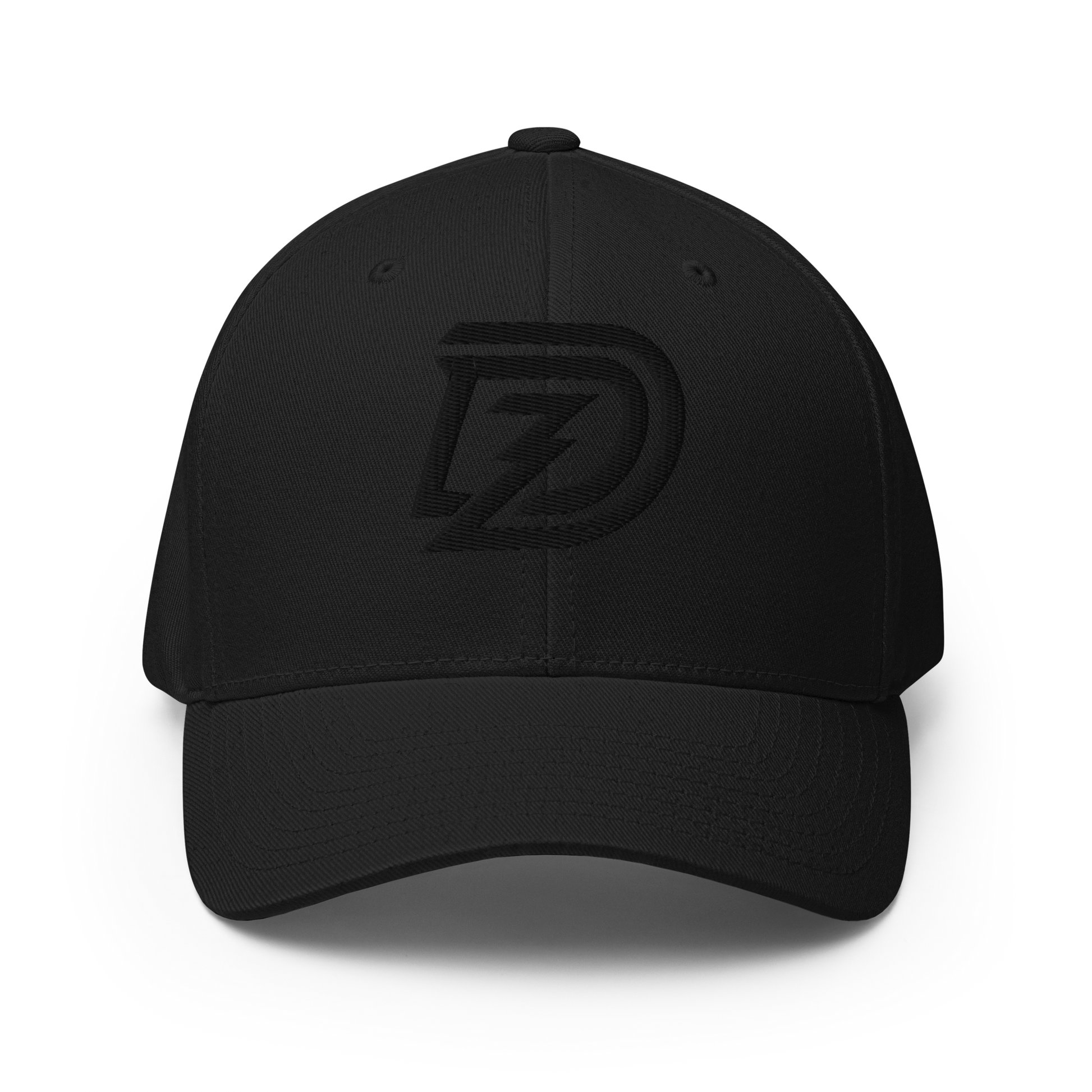DZ Monochrome 3D Puff Flexfit Cap in Black