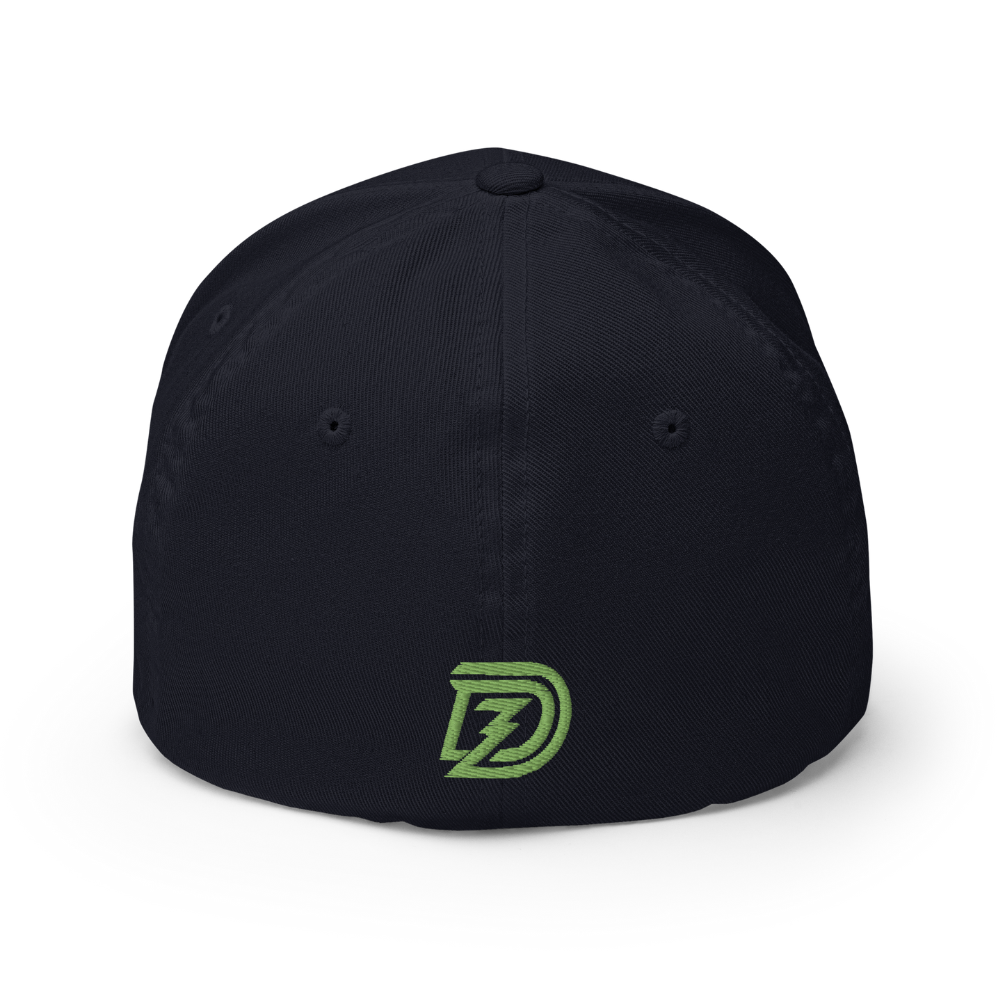 Back of Dreamzilla Flexfit Cap in Dark Navy