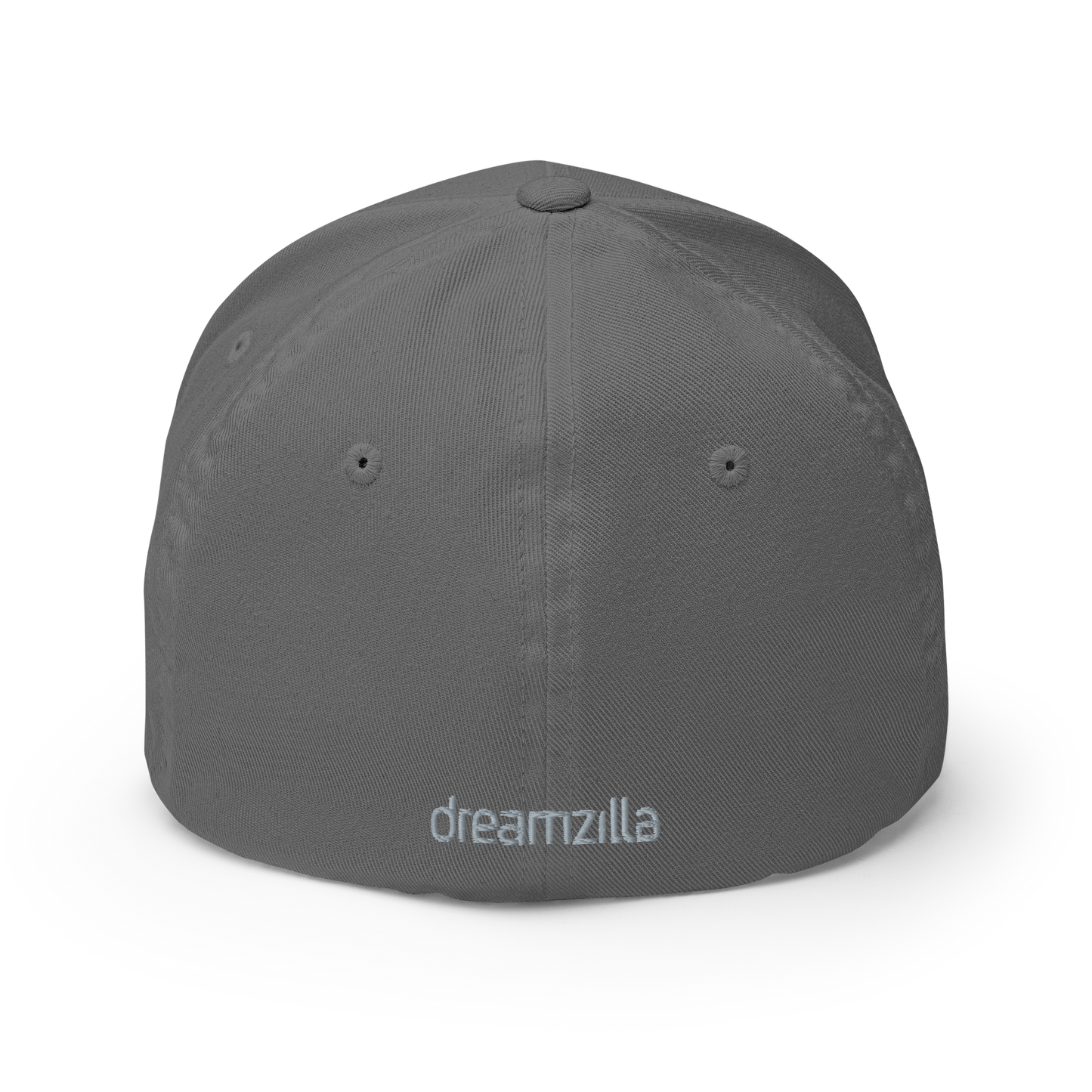 Back of DZ Monochrome Flexfit Cap in Grey