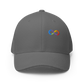 Neurodiversity Rainbow Infinity Flexfit Cap in Grey
