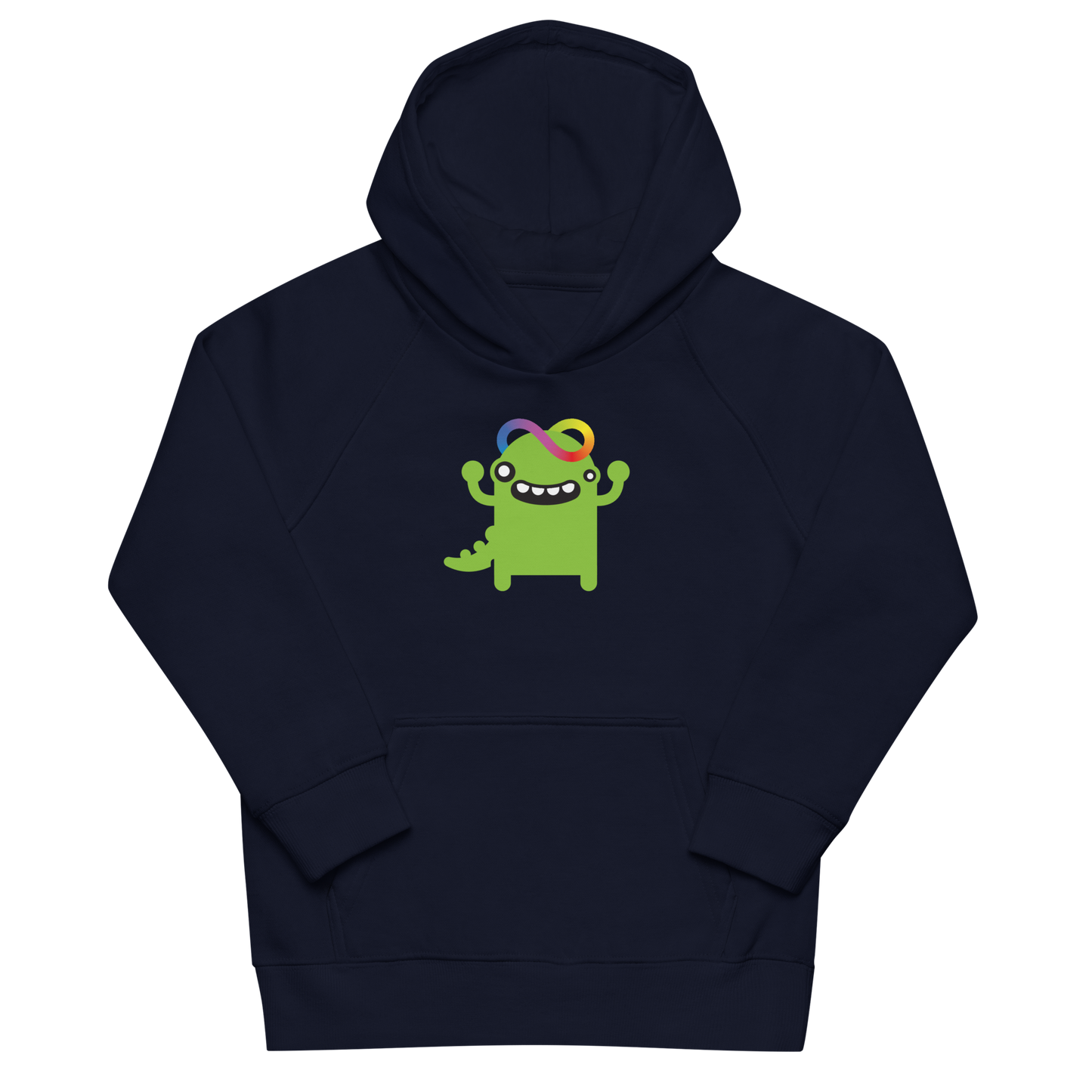 Baby Zilla Kids Eco-Friendly Hoodie in Navy