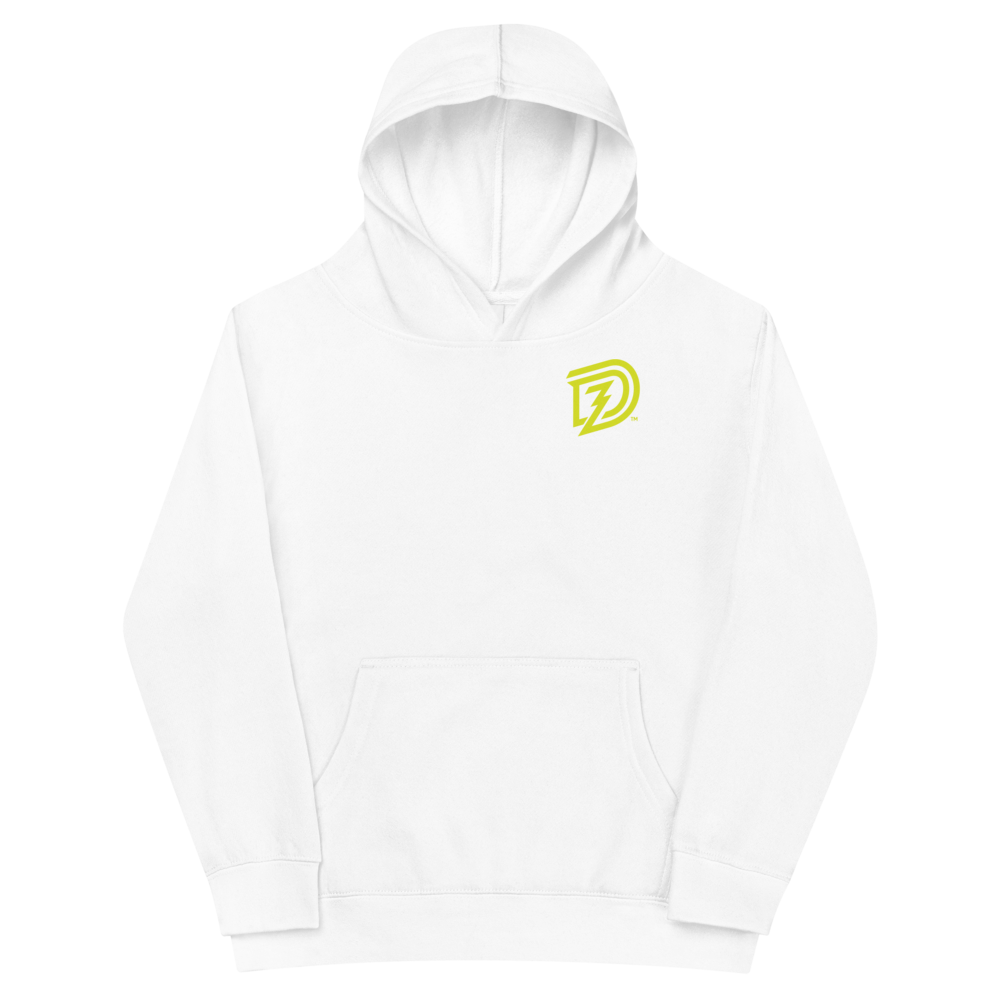 DZ Kids Fleece Hoodie in White