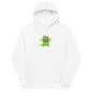 Baby Zilla Kids Fleece Hoodie in White