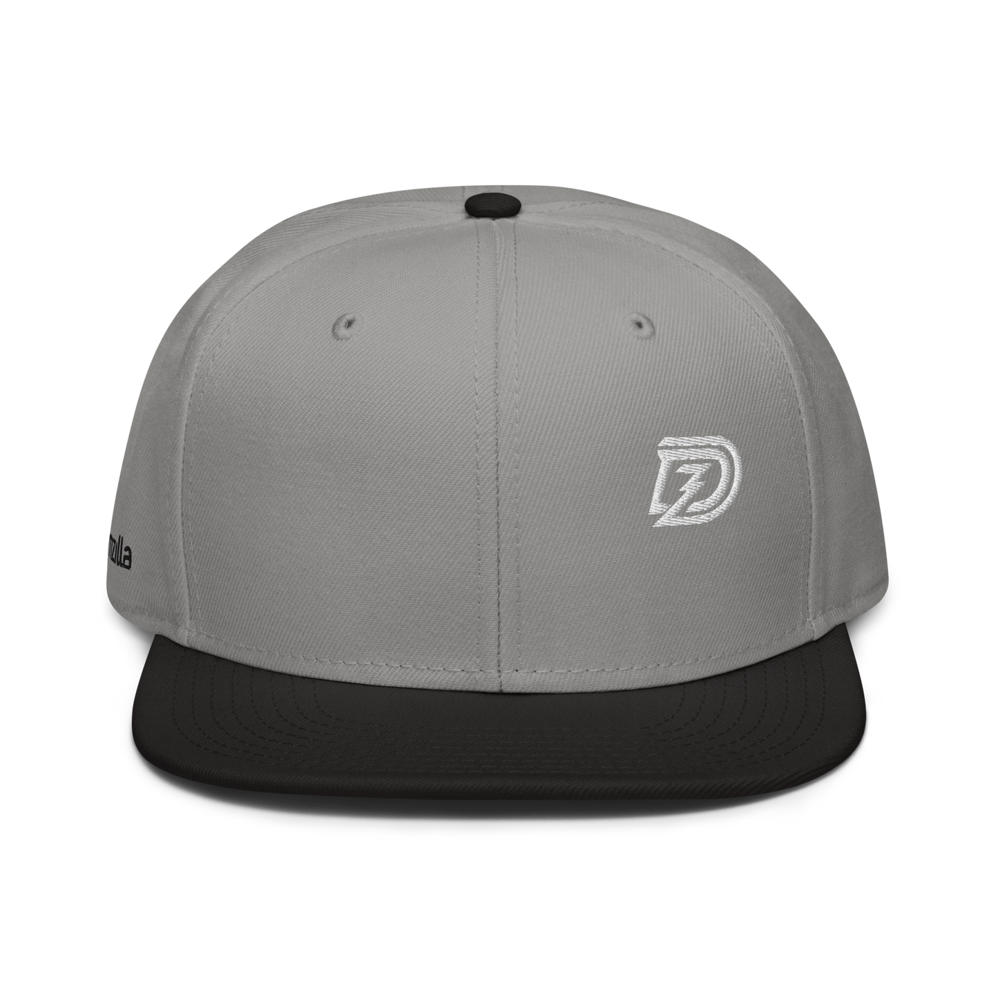 DZ Monochrome Snapback in Gray with Black Brim