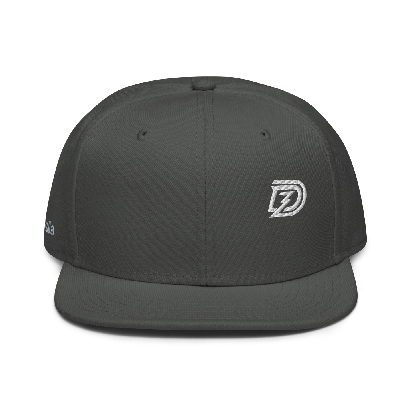 DZ Monochrome Snapback in Charcoal Gray