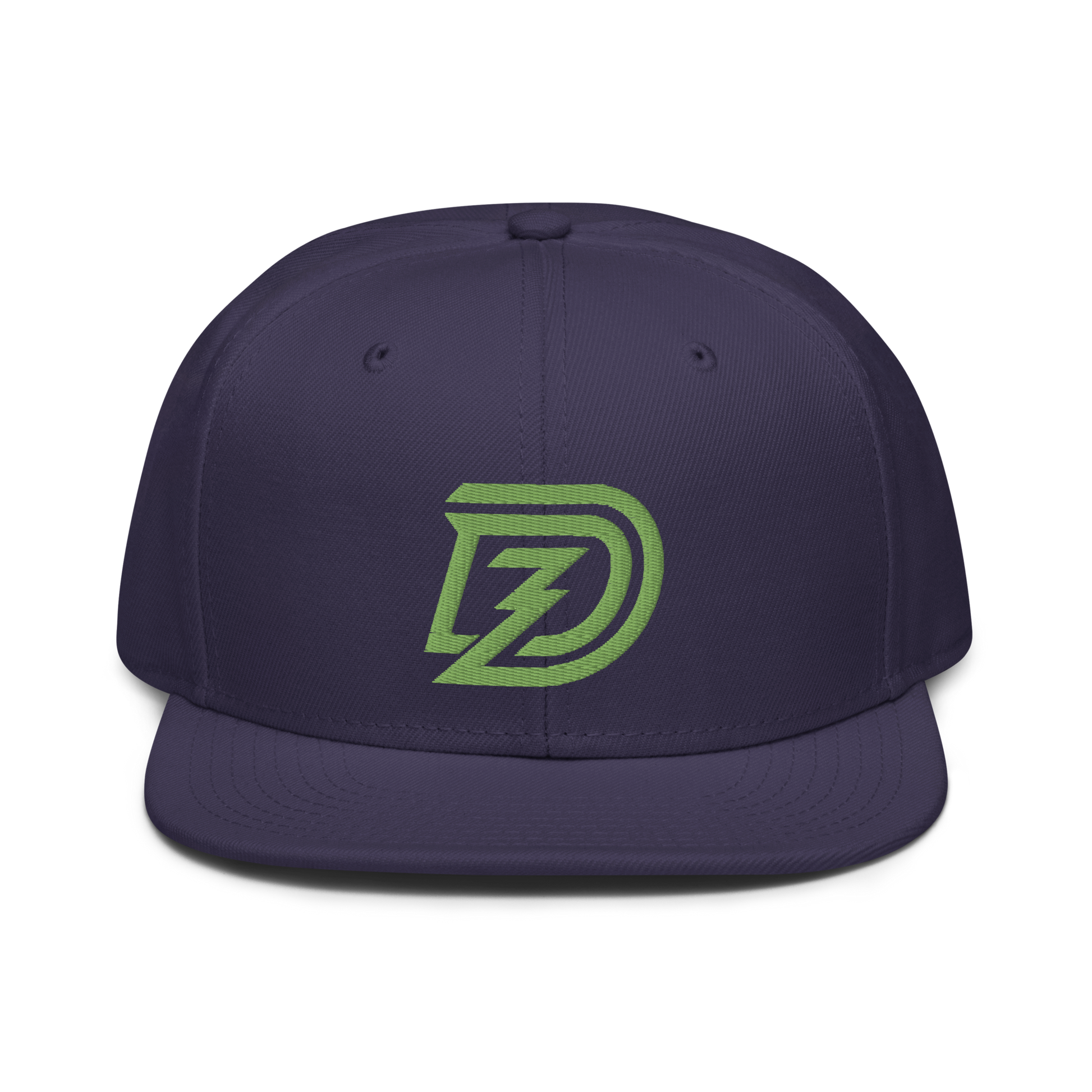 DZ 3D Puff Snapback in Navy Blue