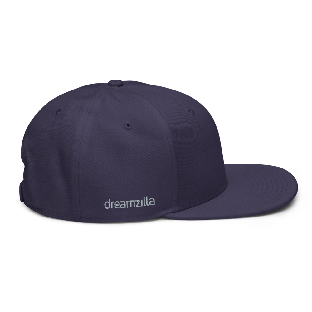 Right Side of DZ Snapback in Navy Blue