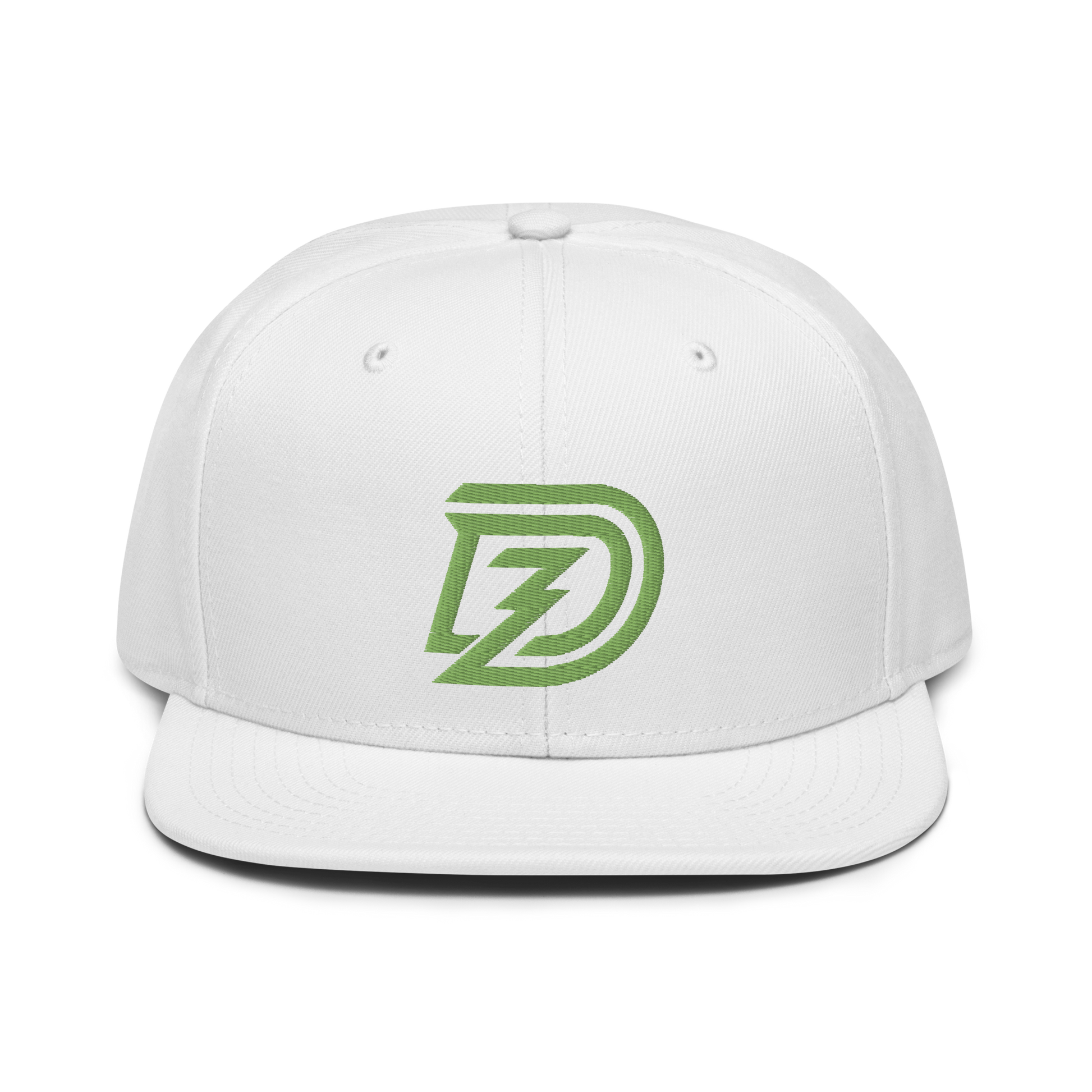 DZ 3D Puff Snapback in White