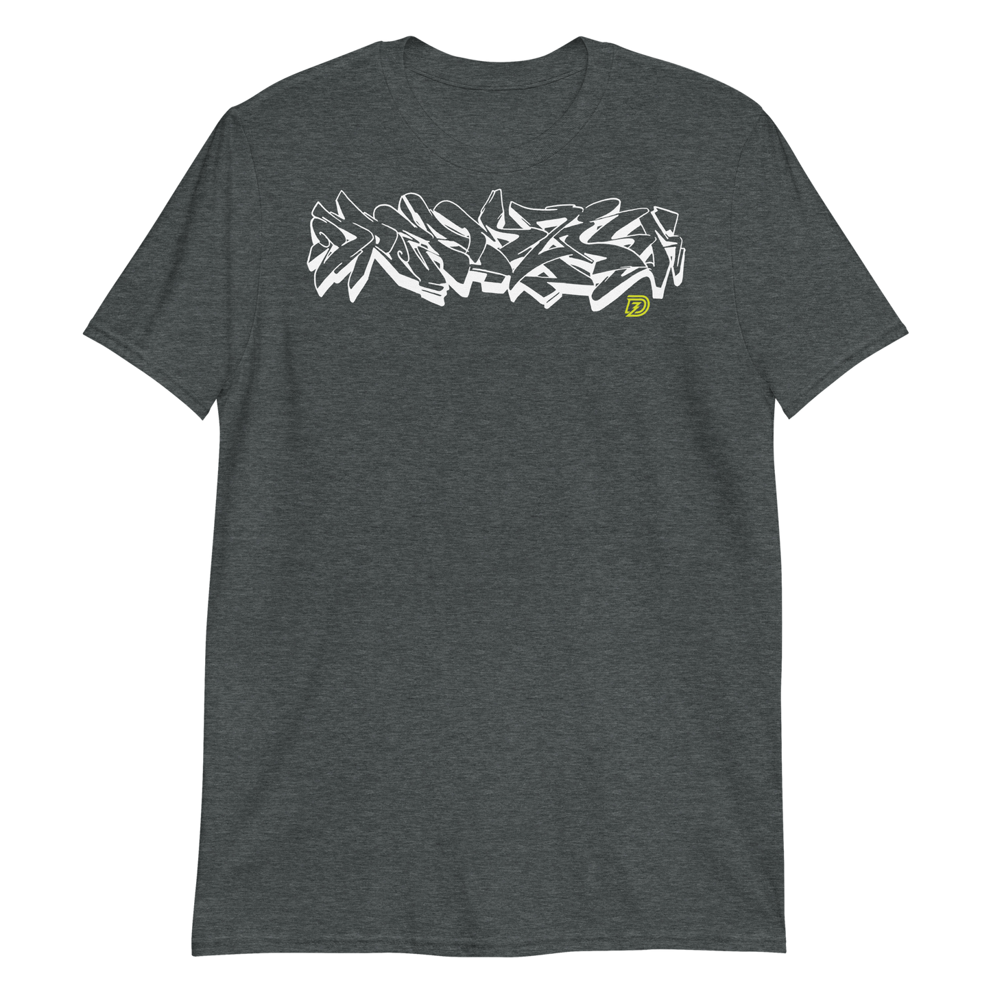 Graffiti Wildstyle 2 by Sanitor Unisex Short Sleeve Tee in Dark Heather