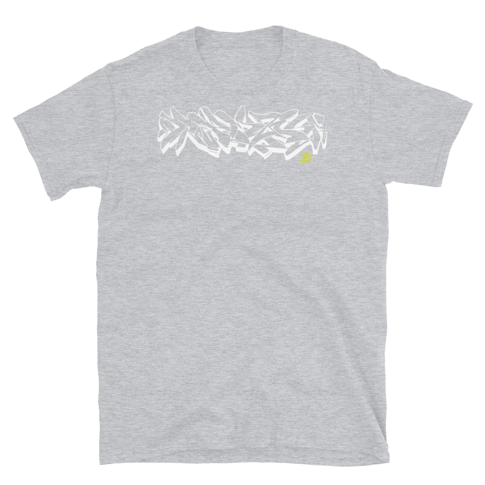 Graffiti Wildstyle 2 by Sanitor Unisex Short Sleeve Tee in Sport Grey