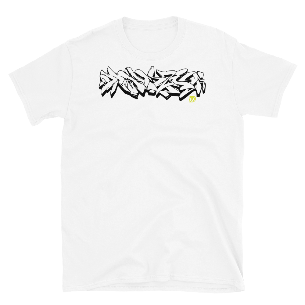 Graffiti Wildstyle 2 by Sanitor Unisex Short Sleeve Tee in White