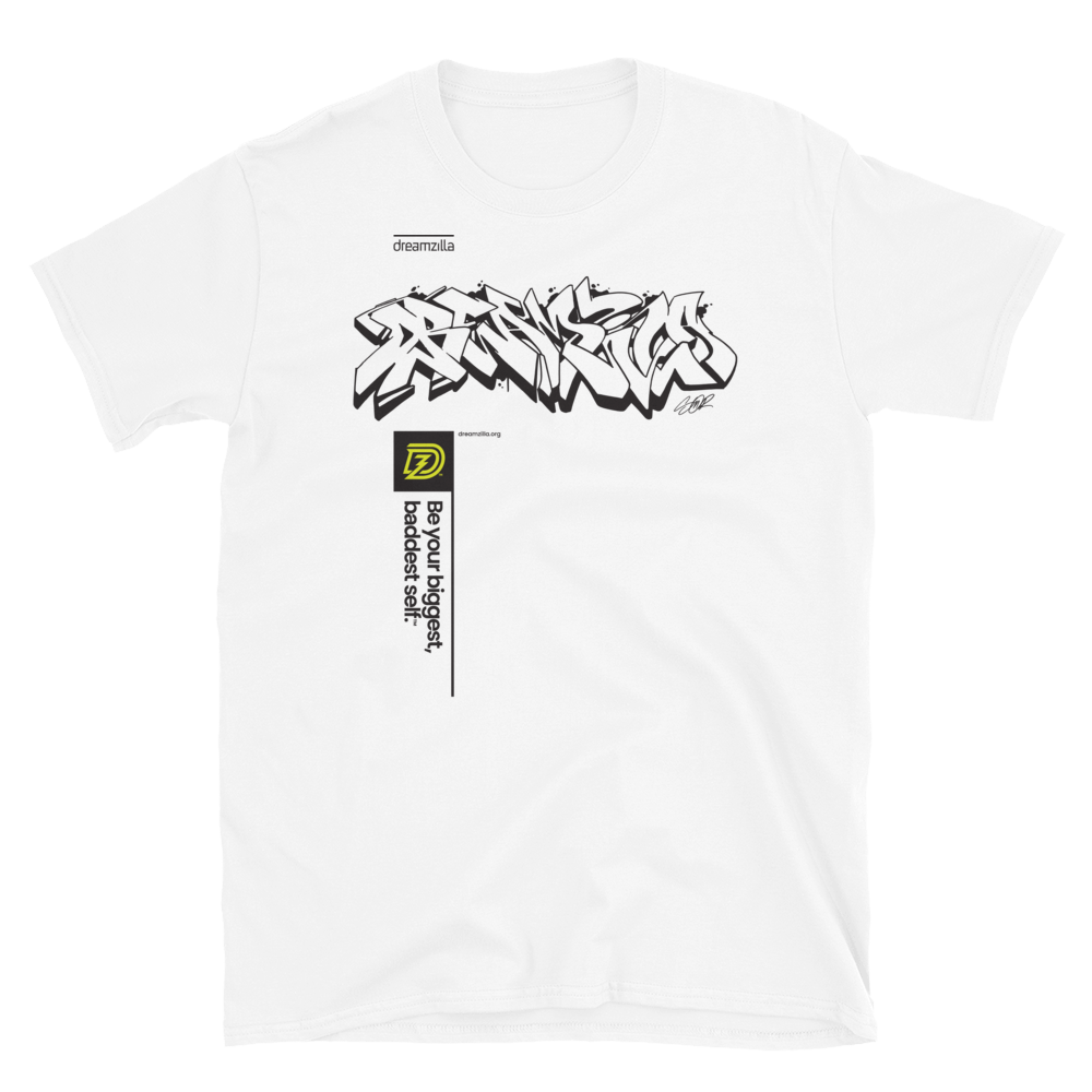 Graffiti Wildstyle by Sanitor ByBBS Unisex Short Sleeve Tee in White