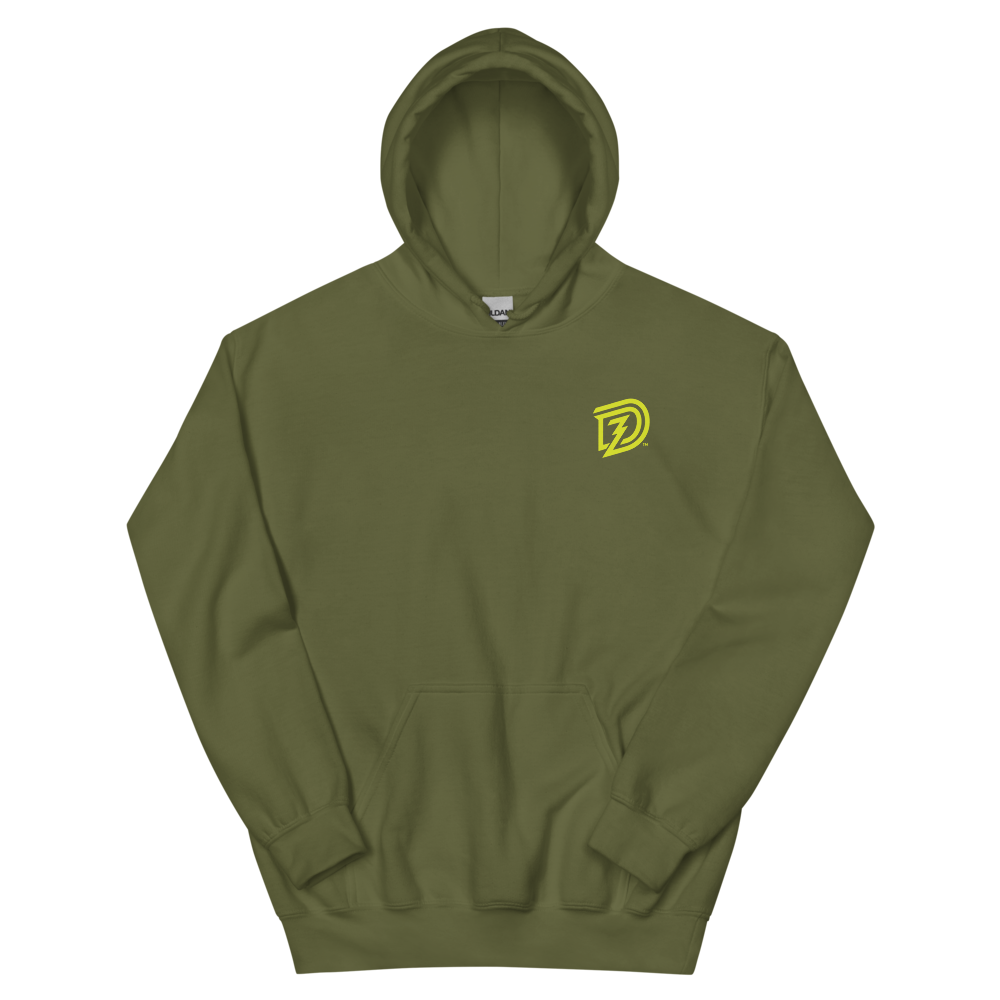 DZ Unisex Hoodie in Military Green