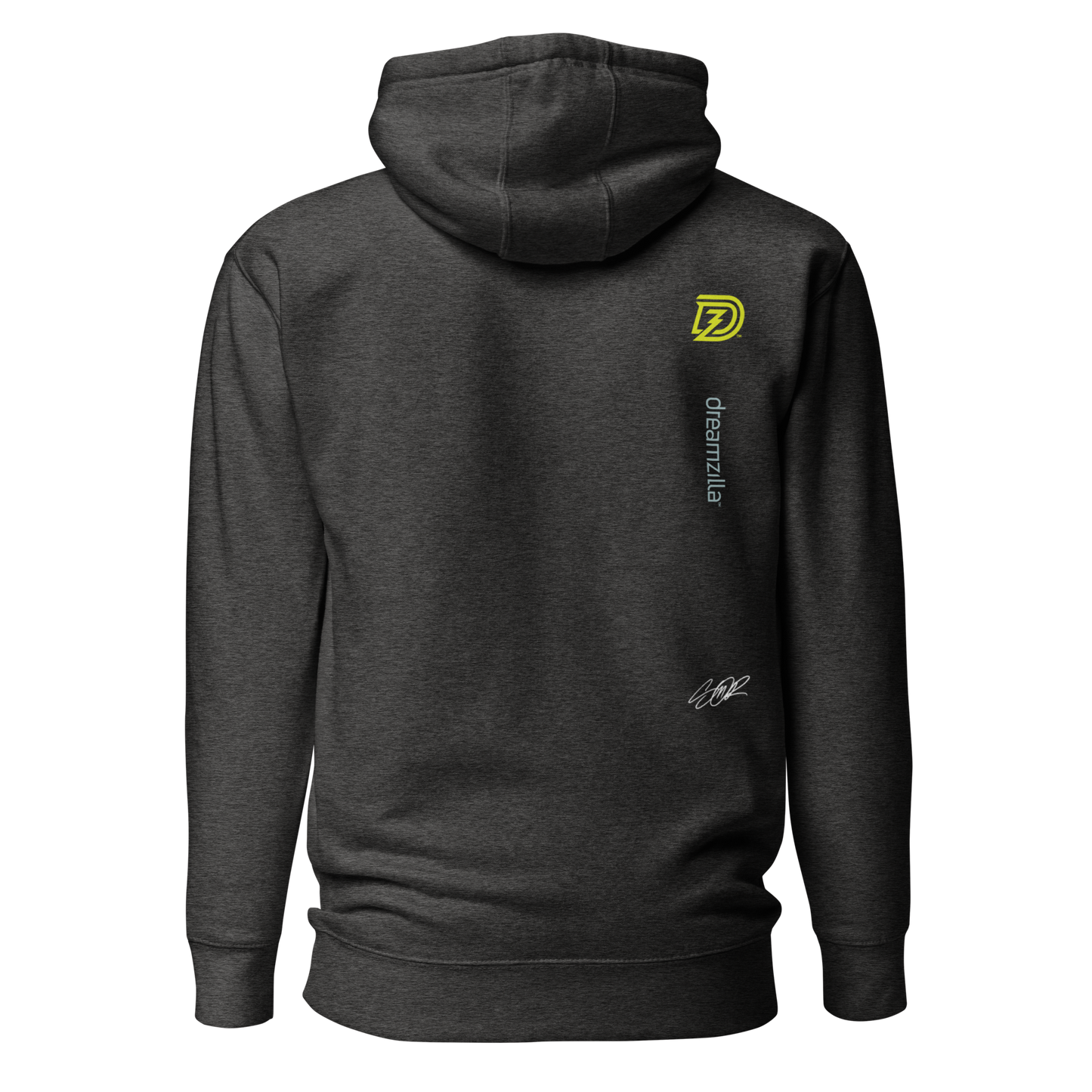 Back of Graffiti Wildstyle 2 by Sanitor Unisex Hoodie in Charcoal Heather