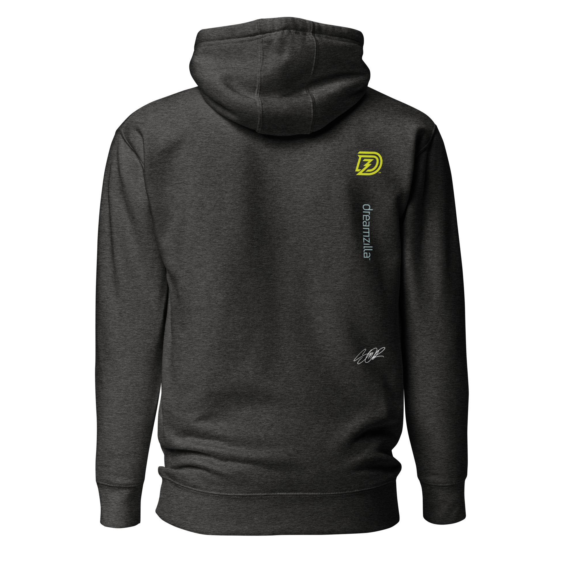Back of Graffiti Wildstyle 2 by Sanitor Unisex Hoodie in Charcoal Heather
