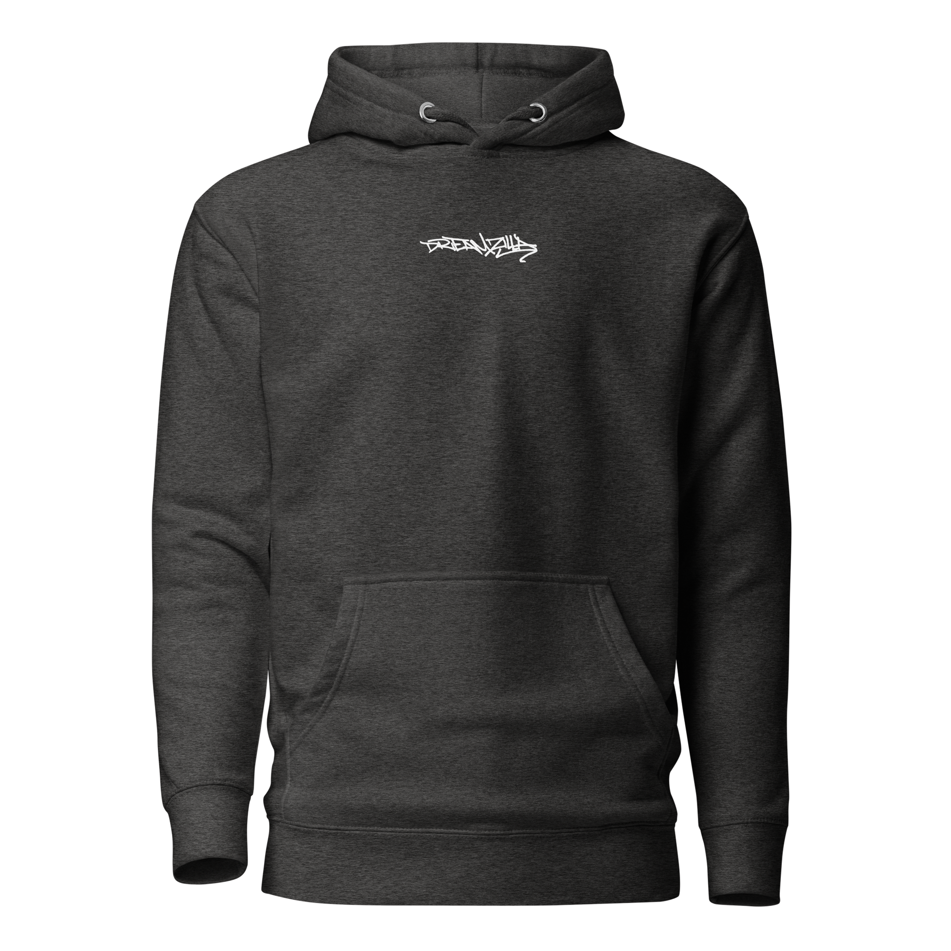 Graffiti Tag+Wildstyle by Sanitor Unisex Hoodie in Charcoal Heather