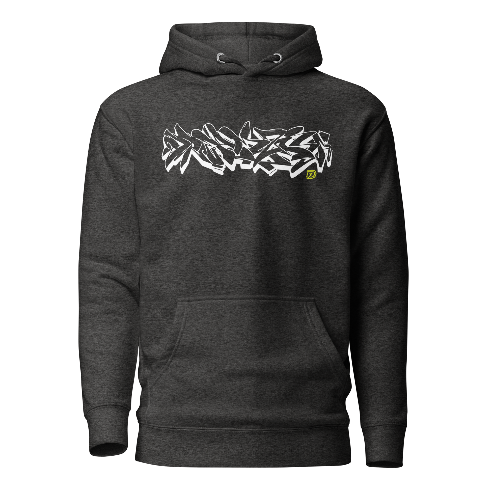 Graffiti Wildstyle 2 by Sanitor Unisex Hoodie in Charcoal Heather