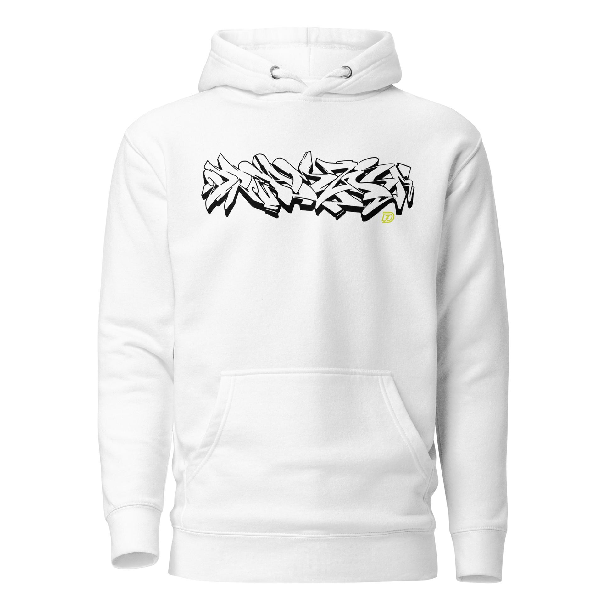 Graffiti Wildstyle 2 by Sanitor Unisex Hoodie in White