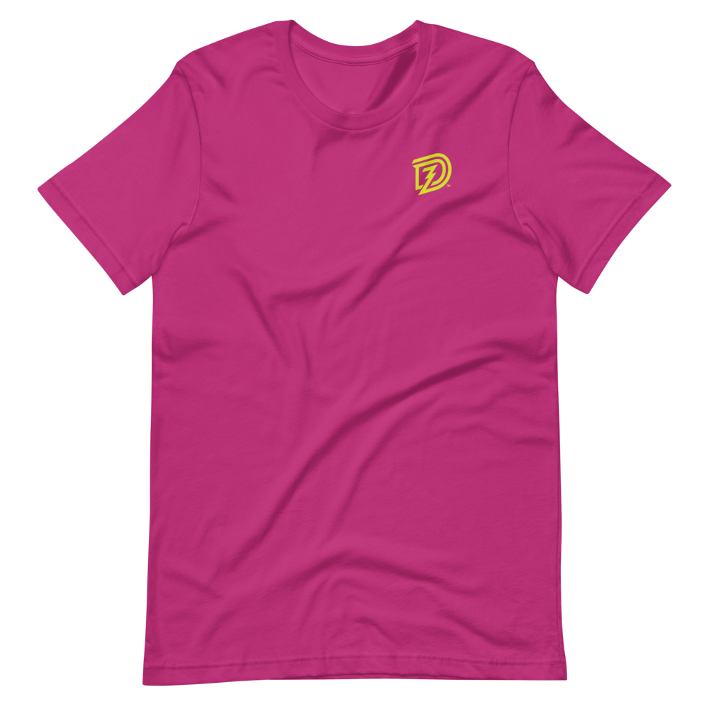 DZ Unisex Short Sleeve Tee in Berry