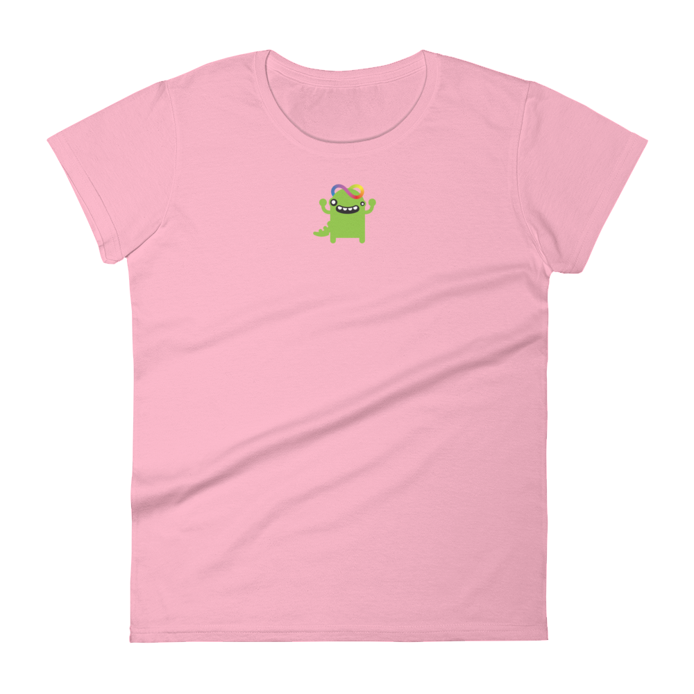 Baby Zilla Women’s Fashion Tee in Charity Pink