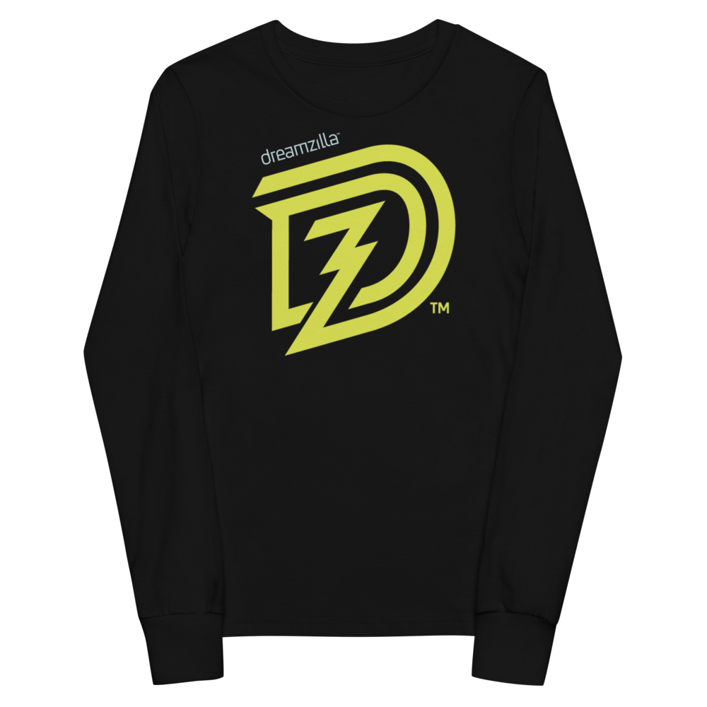 Big and Bad - Youth Long Sleeve Tee in Black