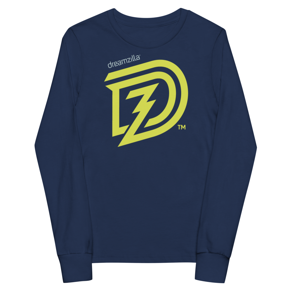 Big and Bad - Youth Long Sleeve Tee in Navy