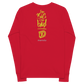 Back of Big and Bad - Youth Long Sleeve Tee in Red