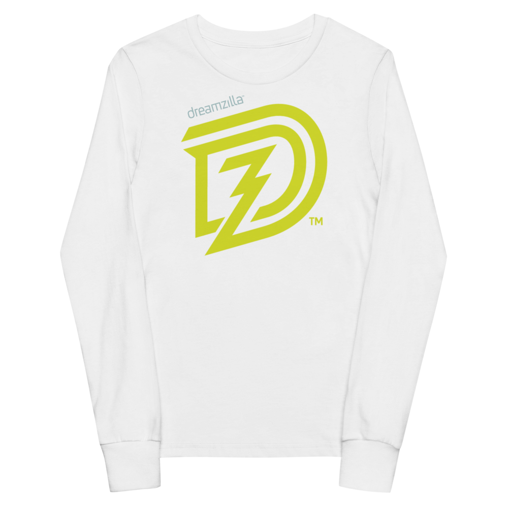 Big and Bad - Youth Long Sleeve Tee in White