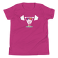 Big Bad Brain Youth Short Sleeve Tee in Berry