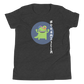 Baby Zilla Youth Short Sleeve Tee in Dark Grey Heather